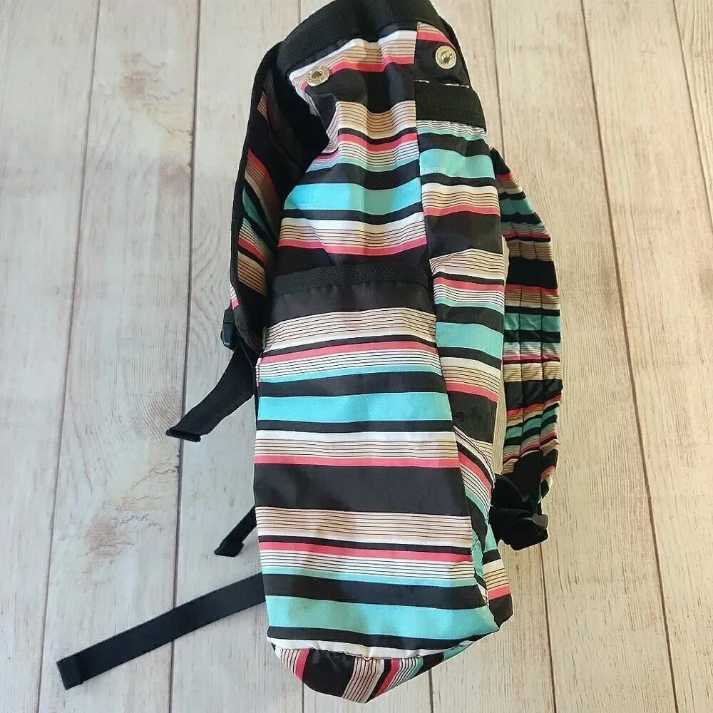 LeSportsac Tennis Stripe Journey Backpack Large NWT